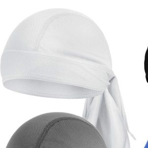 Chuangdi Sweat-Wicking Beanie Cap Skull Cap white